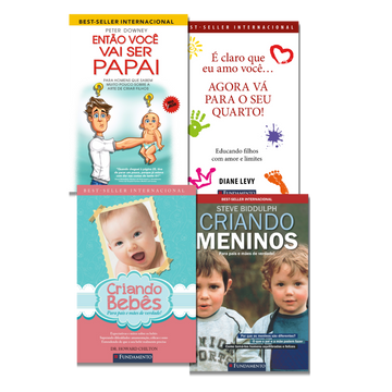 Kit Como Criar Filhos Meninos - 4 Livros