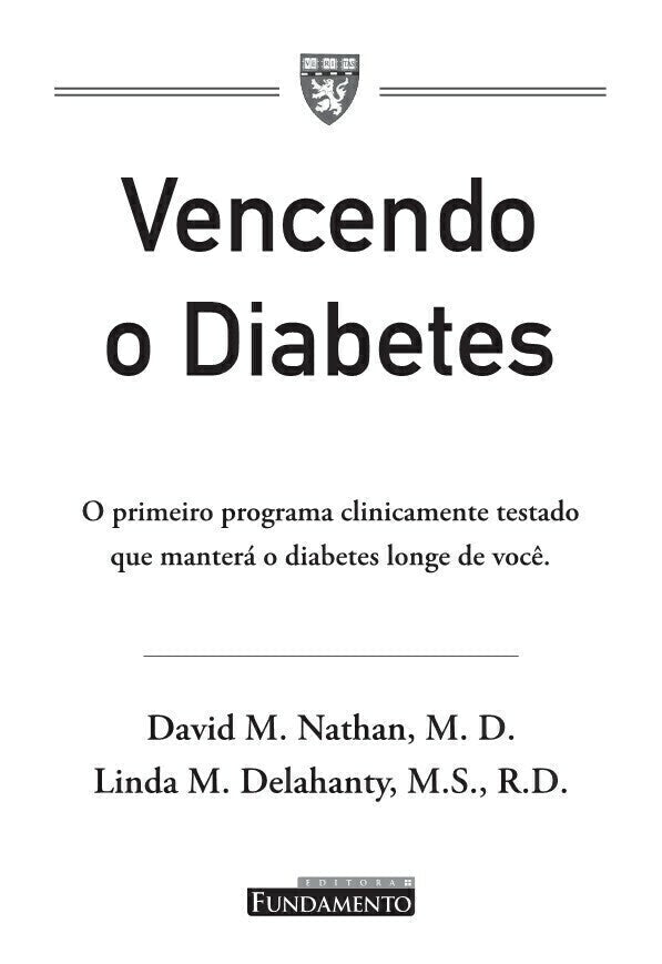 Vença o Diabetes - Editora Fundamento livro_infantil