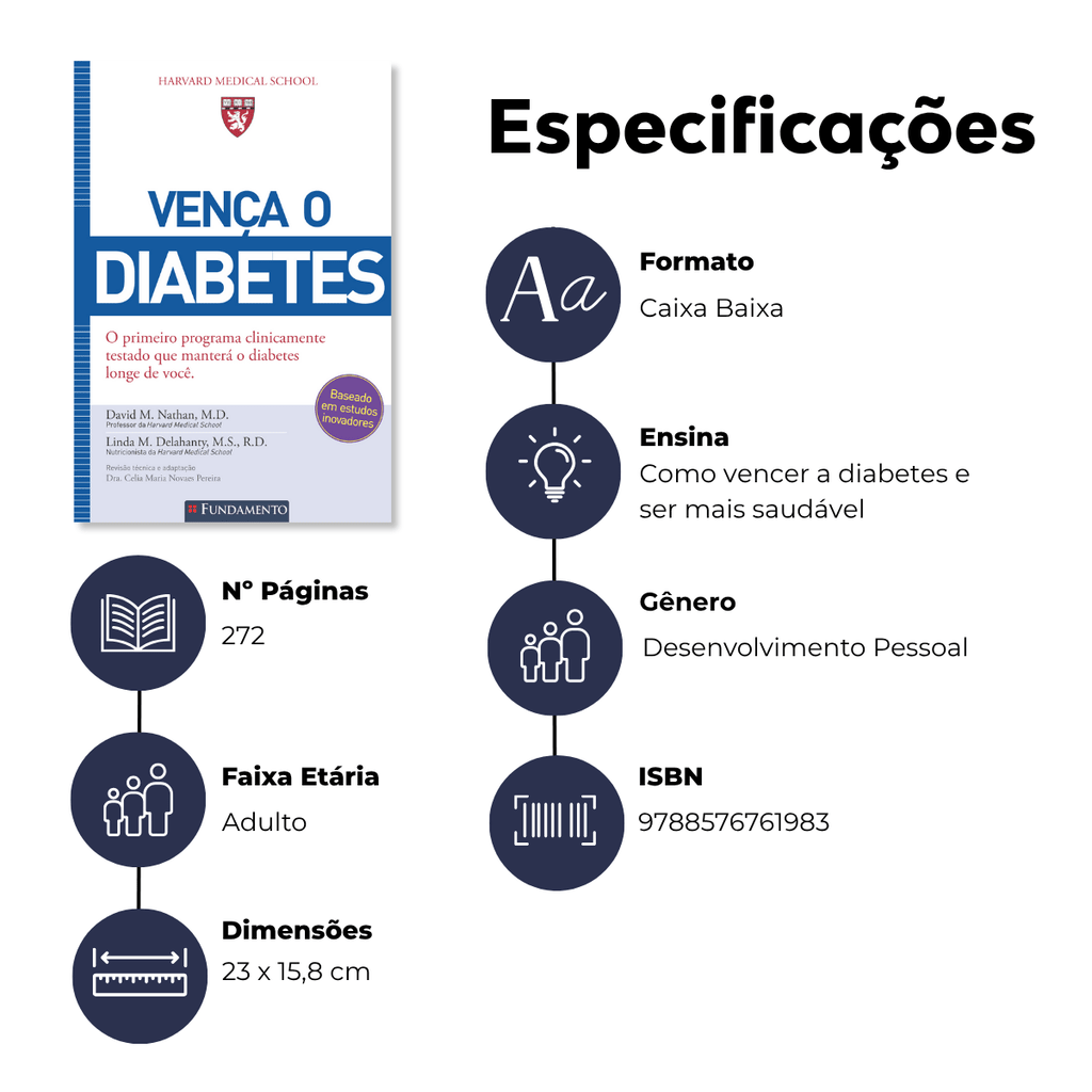 Vença o Diabetes - Editora Fundamento livro_infantil