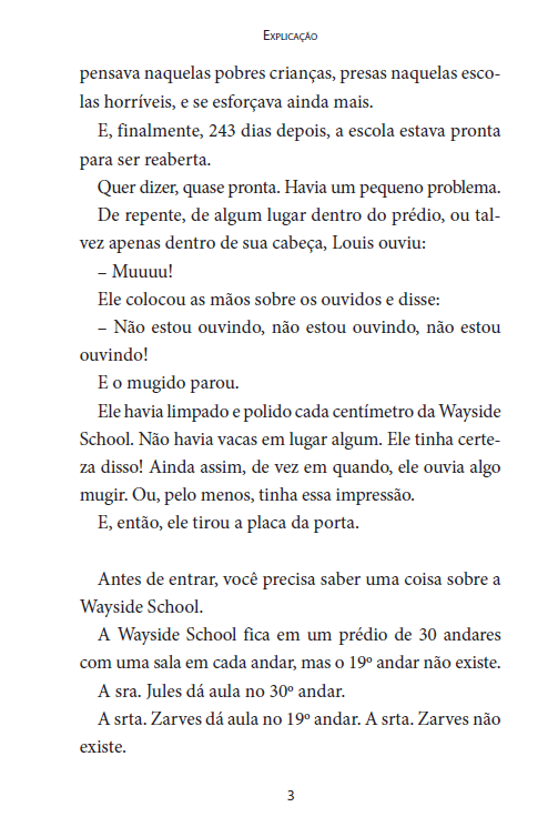 Wayside School 3 - Coisas Estranhas Acontecem na Wayside School - Editora Fundamento livro_infantil