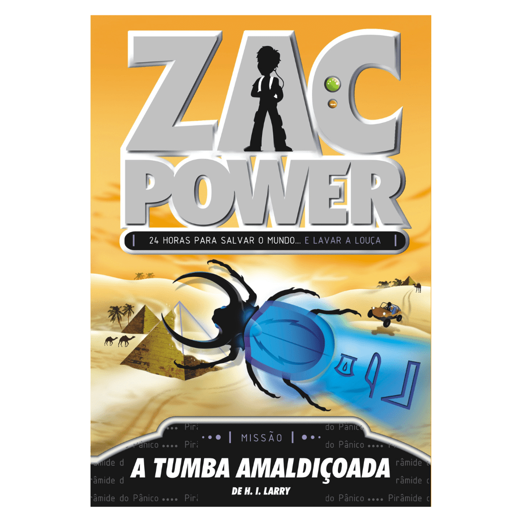 Zac Power - A Tumba Amaldiçoada - Editora Fundamento livro_infantil