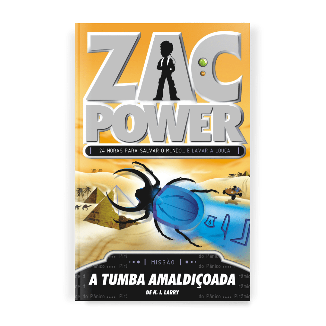 Zac Power - A Tumba Amaldiçoada - Editora Fundamento livro_infantil