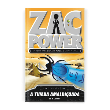 Zac Power - A Tumba Amaldiçoada - Editora Fundamento livro_infantil