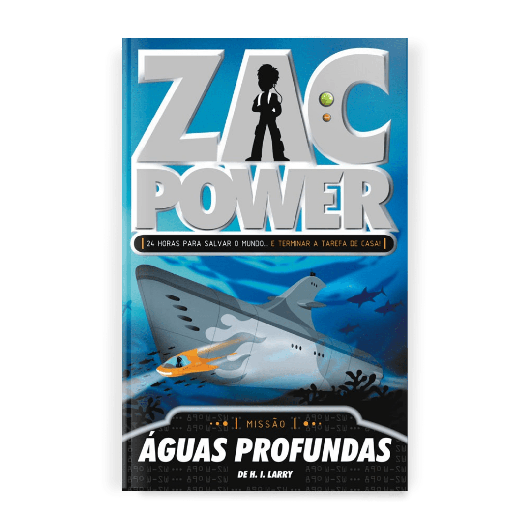 Zac Power - Águas Profundas - Editora Fundamento livro_infantil