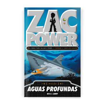 Zac Power - Águas Profundas - Editora Fundamento livro_infantil