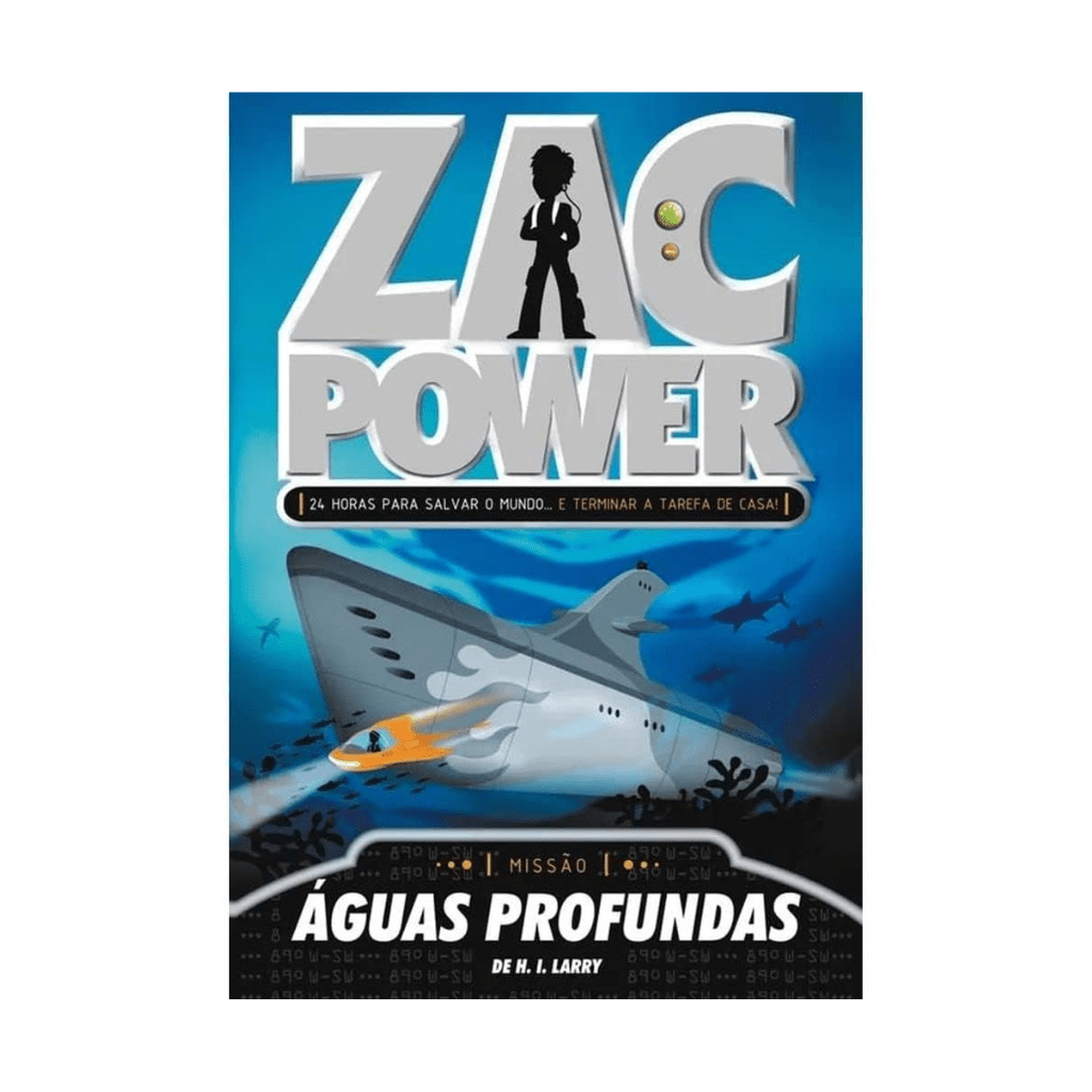 Zac Power - Águas Profundas - Editora Fundamento livro_infantil