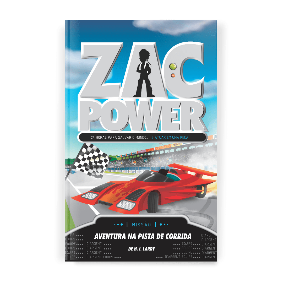 Zac Power - Aventura na Pista de Corrida - Editora Fundamento livro_infantil