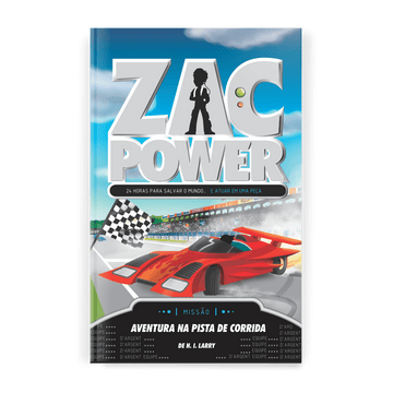 Zac Power - Aventura na Pista de Corrida - Editora Fundamento livro_infantil
