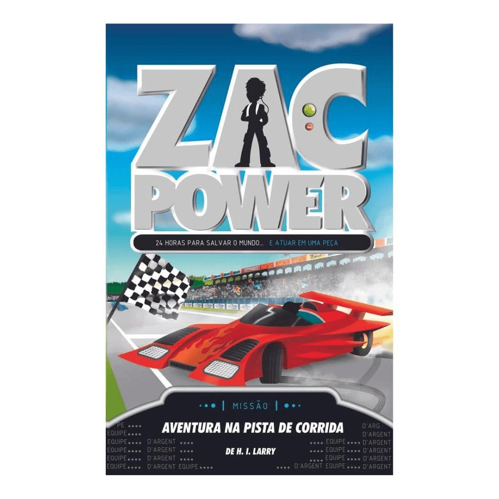 Zac Power - Aventura na Pista de Corrida - Editora Fundamento livro_infantil