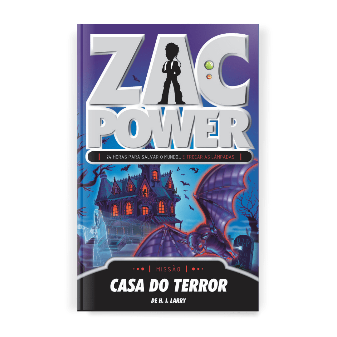 Zac Power - Casa do Terror - Editora Fundamento livro_infantil