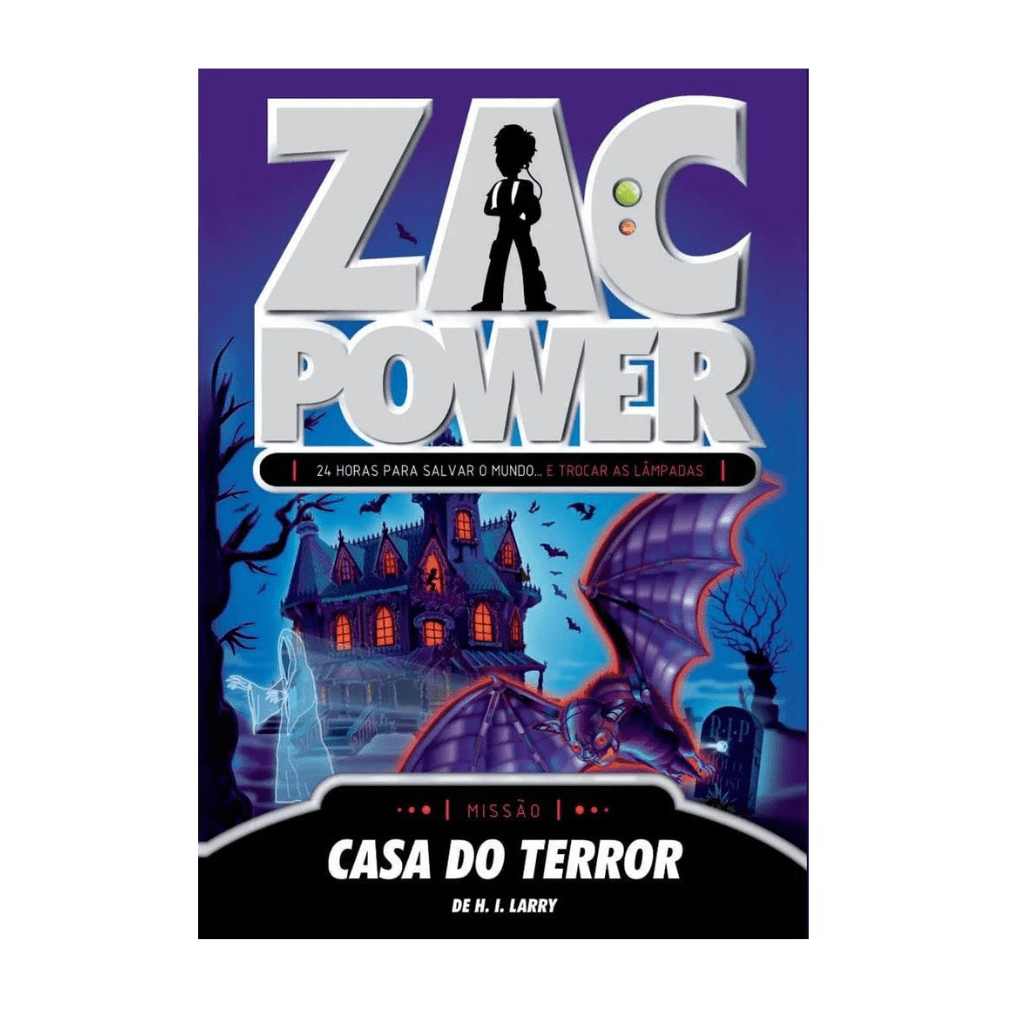 Zac Power - Casa do Terror - Editora Fundamento livro_infantil