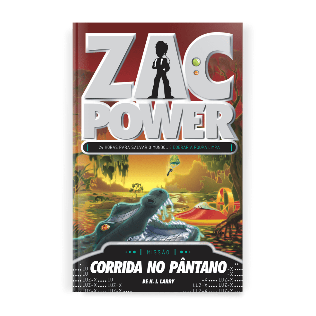 Zac Power - Corrida no Pântano - Editora Fundamento livro_infantil