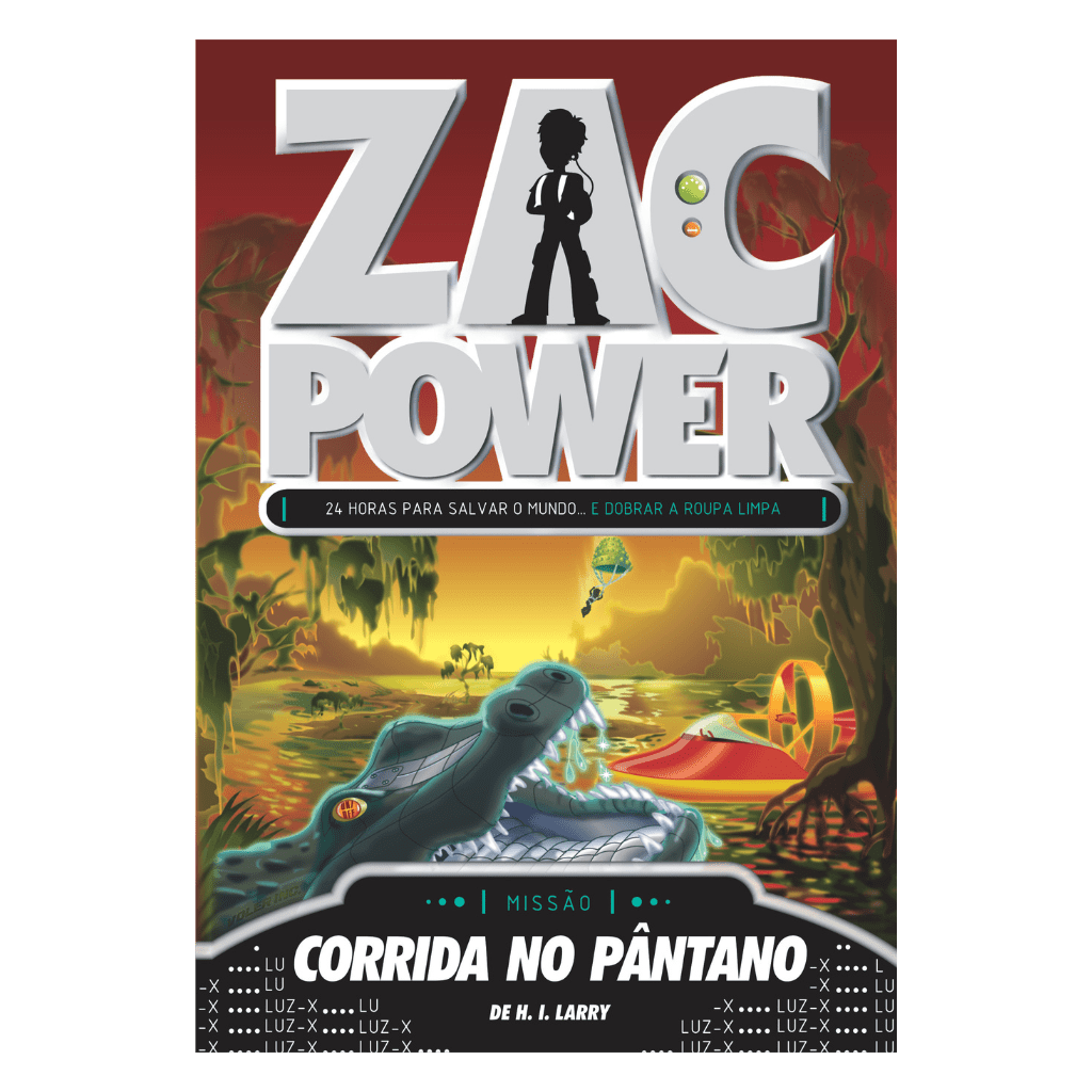 Zac Power - Corrida no Pântano - Editora Fundamento livro_infantil