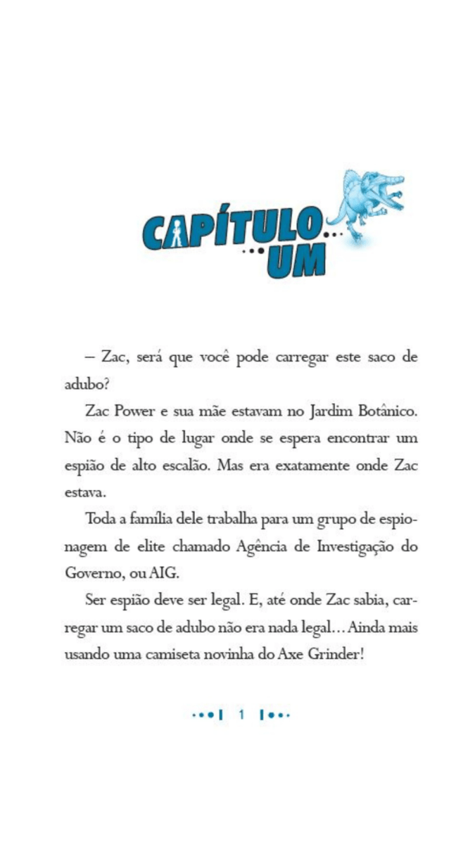 Zac Power - Fúria Pré - histórica - Editora Fundamento livro_infantil