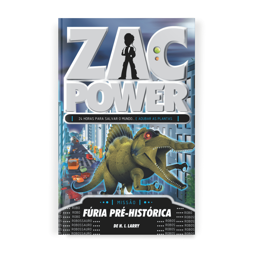 Zac Power - Fúria Pré - histórica - Editora Fundamento livro_infantil
