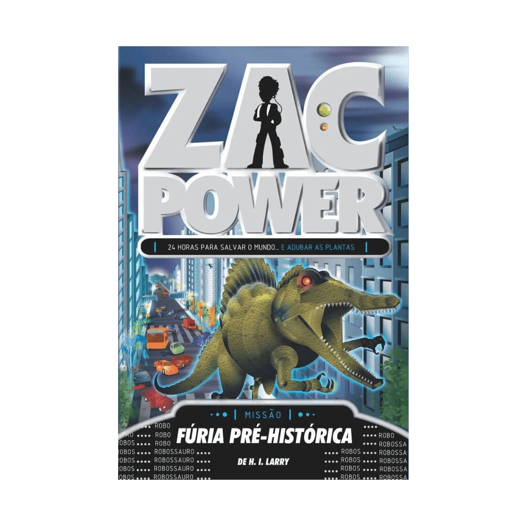 Zac Power - Fúria Pré - histórica - Editora Fundamento livro_infantil