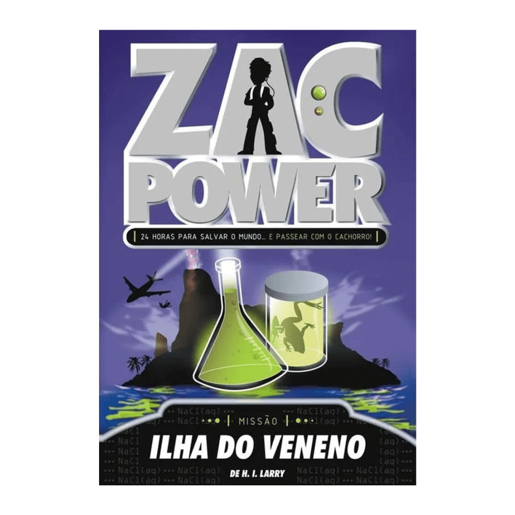 Zac Power - Ilha do Veneno - Editora Fundamento livro_infantil