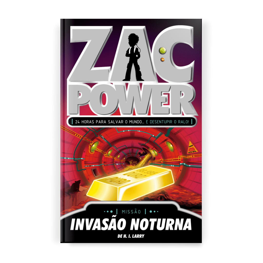 Zac Power - Invasão Noturna - Editora Fundamento livro_infantil