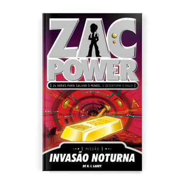 Zac Power - Invasão Noturna - Editora Fundamento livro_infantil
