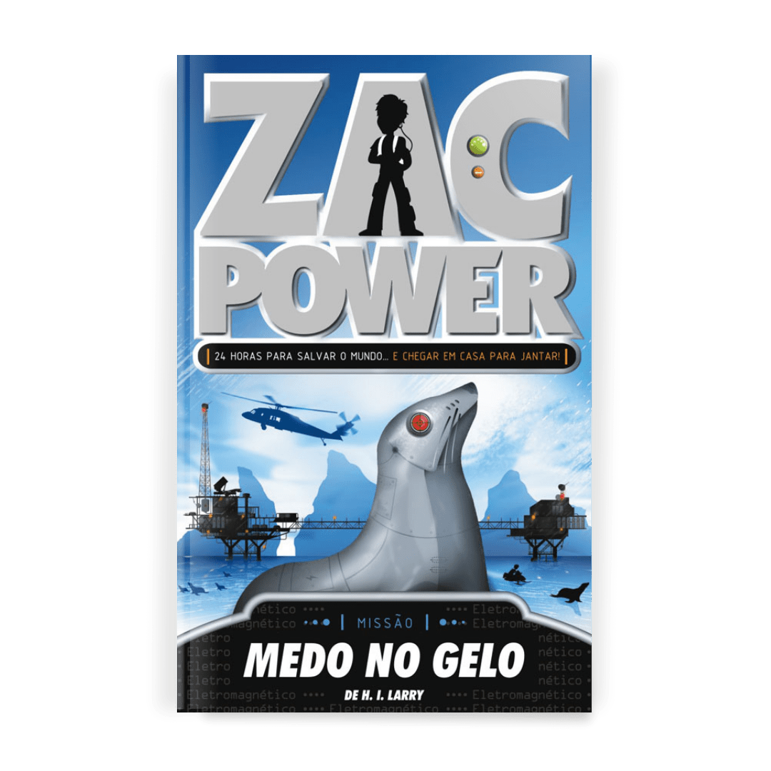 Zac Power - Medo no Gelo - Editora Fundamento livro_infantil