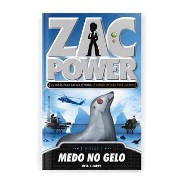Zac Power - Medo no Gelo - Editora Fundamento livro_infantil