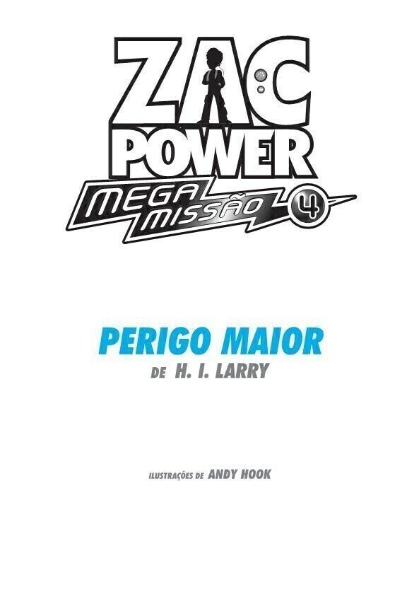 Zac Power Megamissão - Perigo Maior - Editora Fundamento livro_infantil