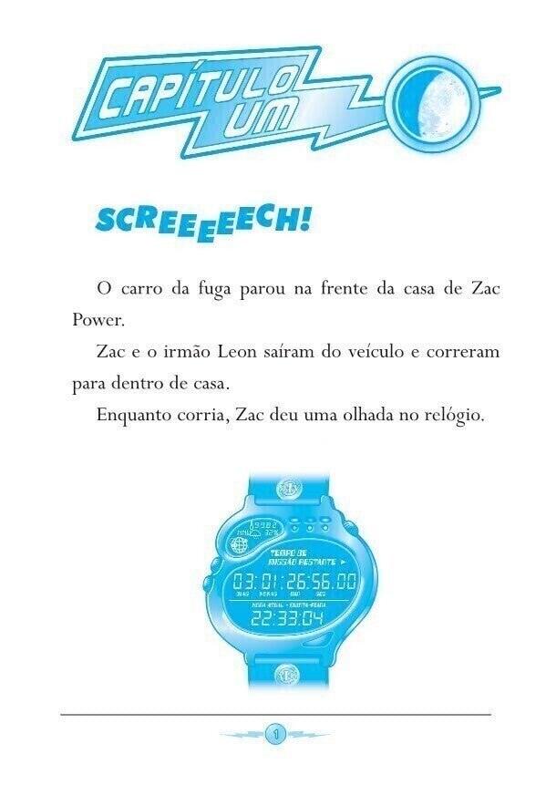 Zac Power Megamissão - Viagem À Lua - Editora Fundamento livro_infantil