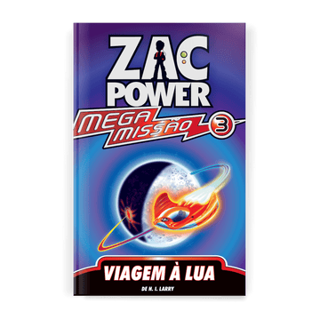 Zac Power Megamissão - Viagem À Lua - Editora Fundamento livro_infantil