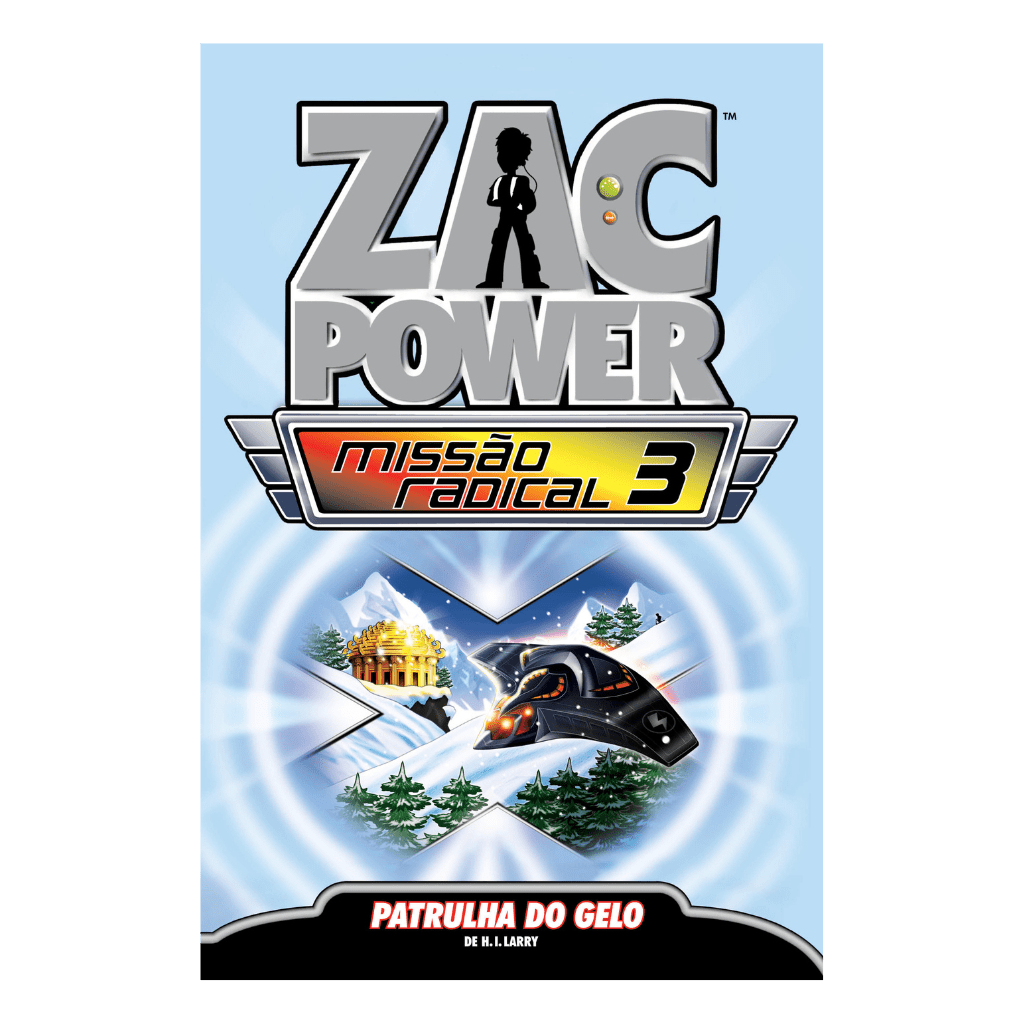 Zac Power Missão Radical - Patrulha do Gelo - Editora Fundamento livro_infantil