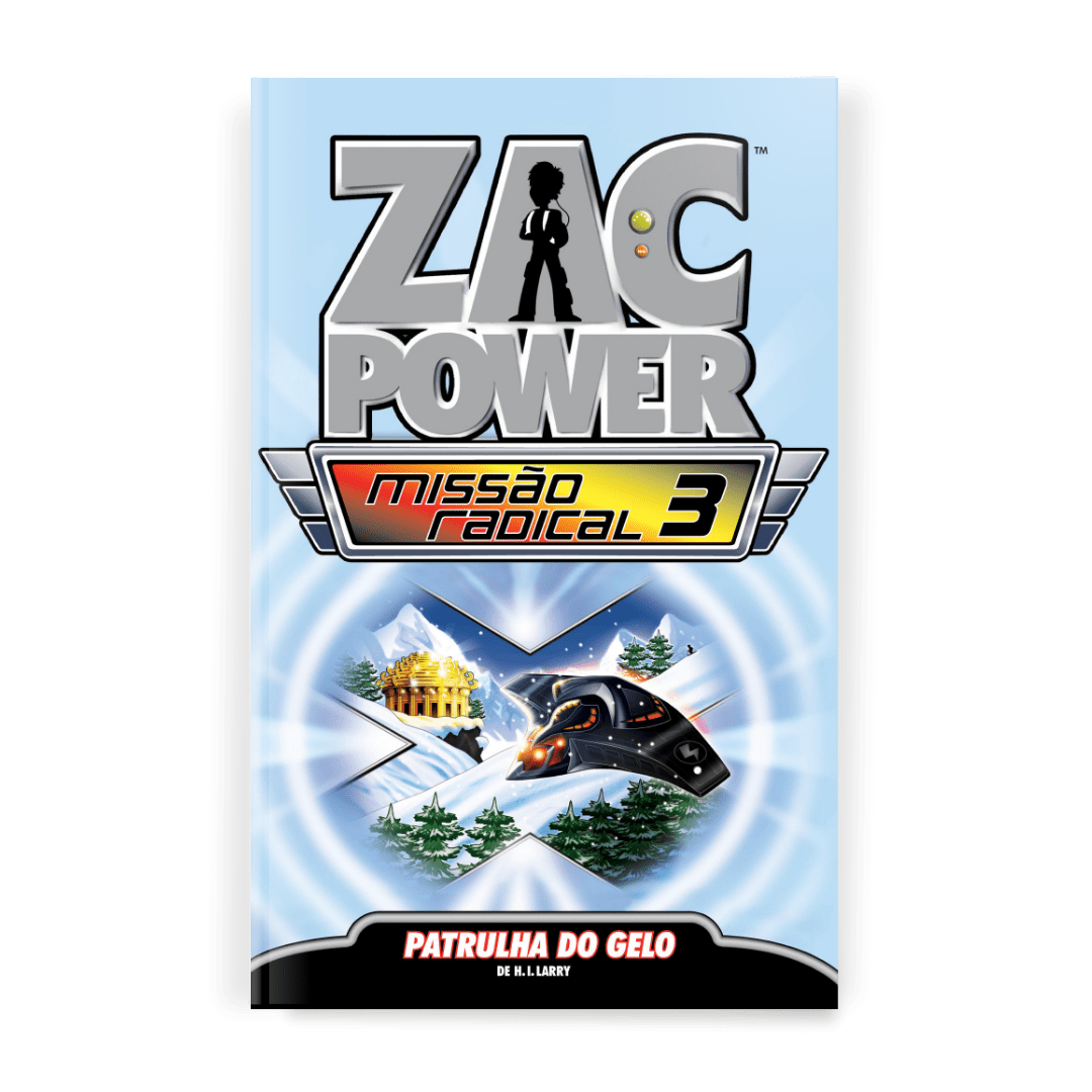 Zac Power Missão Radical - Patrulha do Gelo - Editora Fundamento livro_infantil