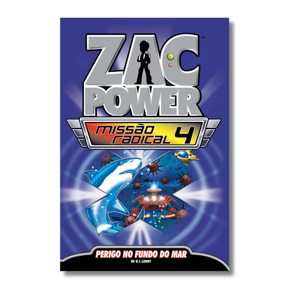 Zac Power Missão Radical - Perigo no Fundo do Mar - Editora Fundamento livro_infantil