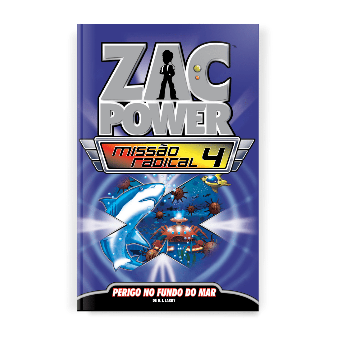 Zac Power Missão Radical - Perigo no Fundo do Mar - Editora Fundamento livro_infantil