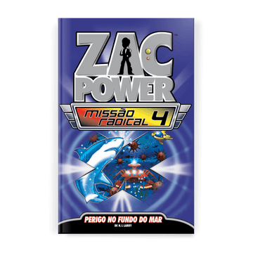 Zac Power Missão Radical - Perigo no Fundo do Mar - Editora Fundamento livro_infantil