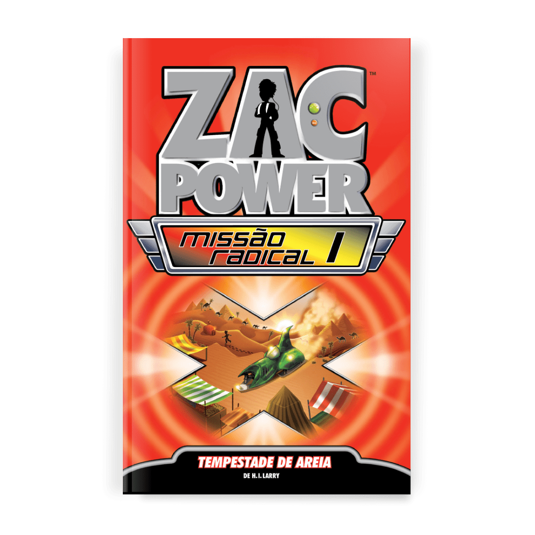 Zac Power Missão Radical - Temprestade de Areia - Editora Fundamento livro_infantil