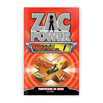 Zac Power Missão Radical - Temprestade de Areia - Editora Fundamento livro_infantil