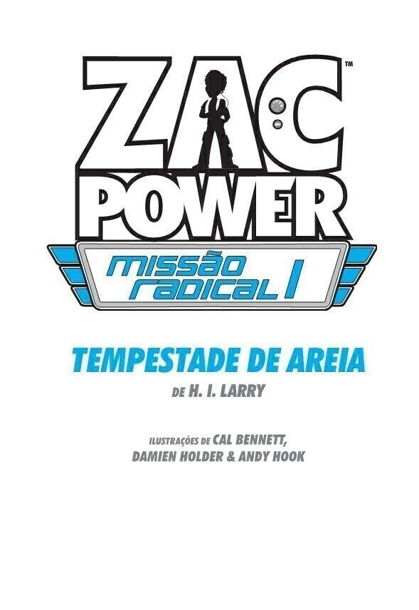Zac Power Missão Radical - Temprestade de Areia - Editora Fundamento livro_infantil