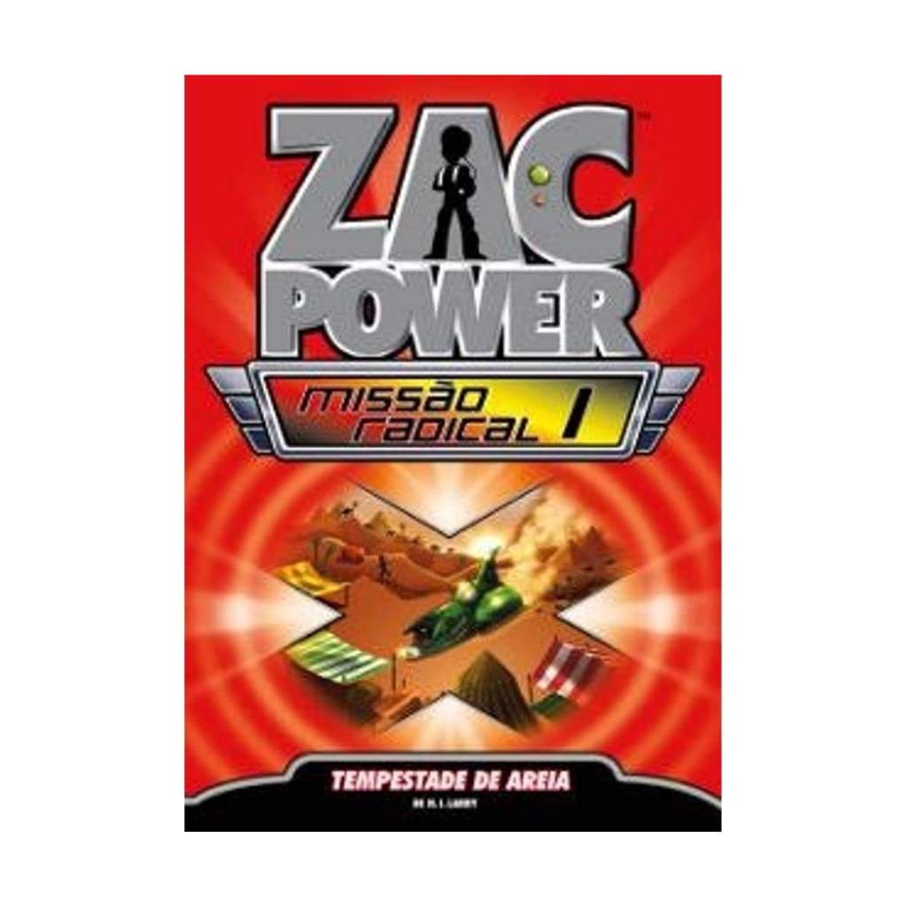 Zac Power Missão Radical - Temprestade de Areia - Editora Fundamento livro_infantil