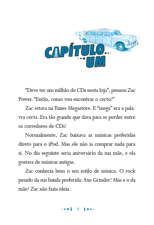 Zac Power - Musica Hipnotizante - Editora Fundamento livro_infantil