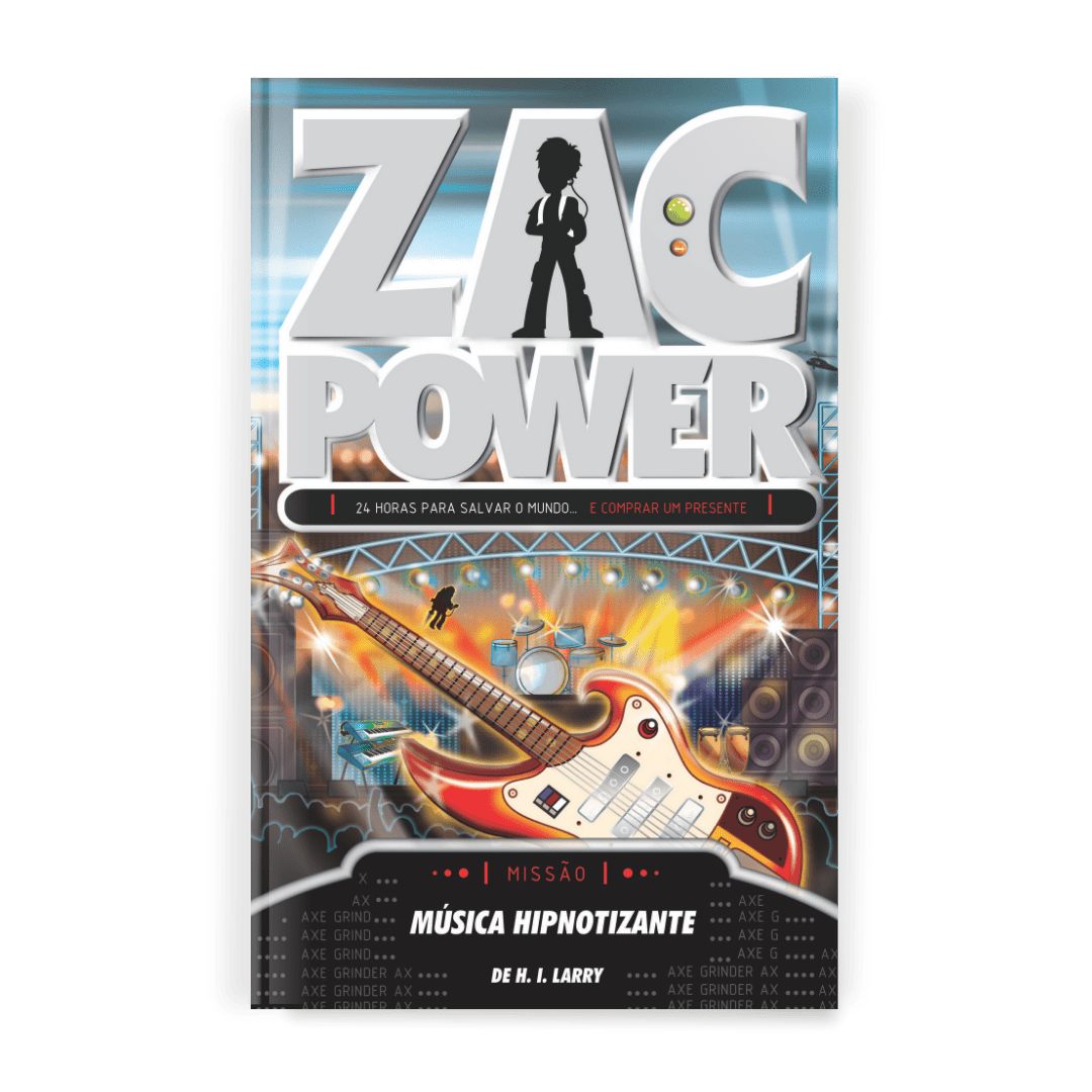 Zac Power - Musica Hipnotizante - Editora Fundamento livro_infantil