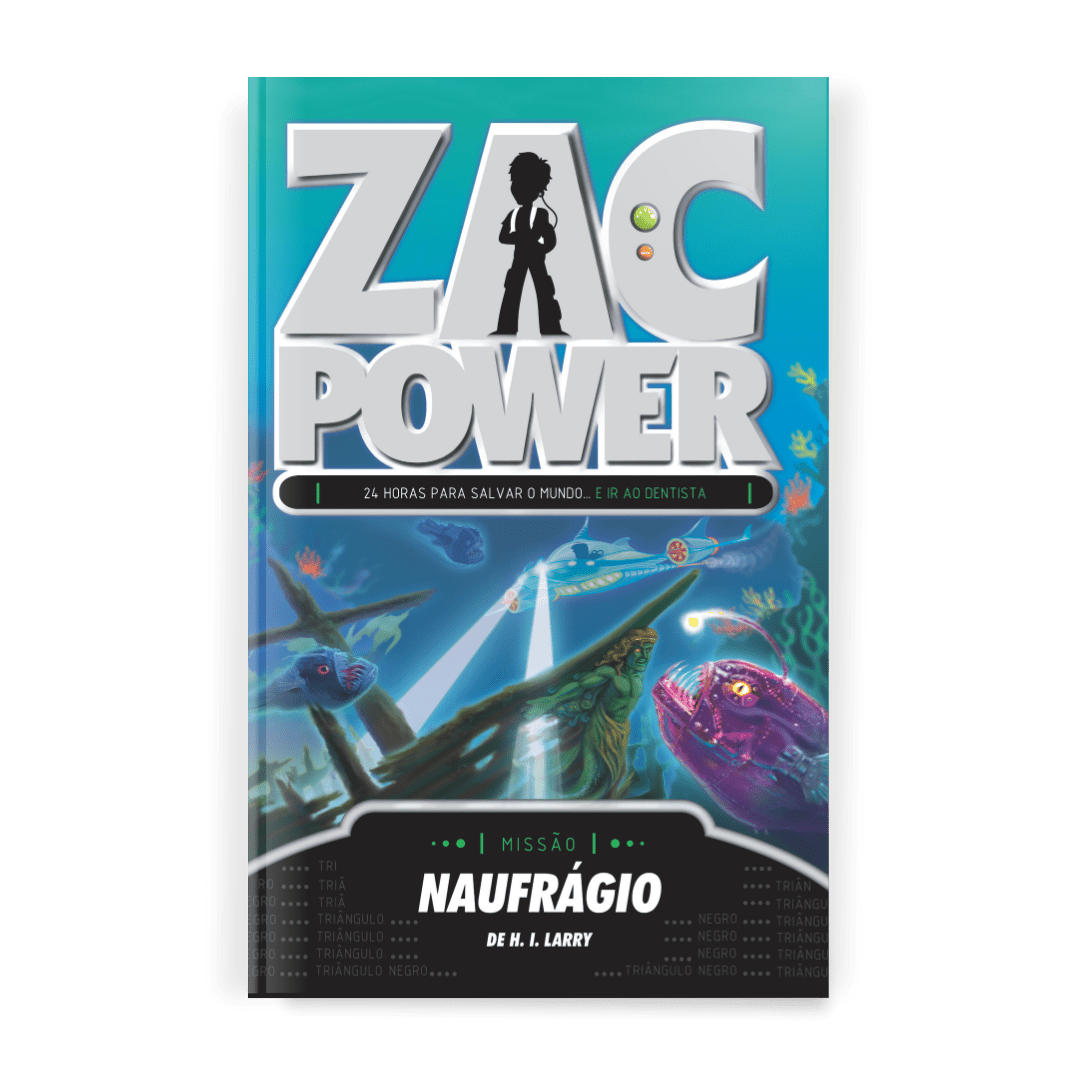 Zac Power - Naufrágio - Editora Fundamento livro_infantil