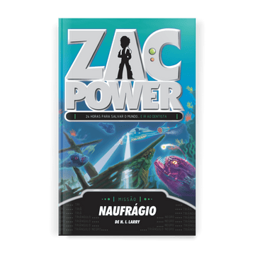 Zac Power - Naufrágio - Editora Fundamento livro_infantil