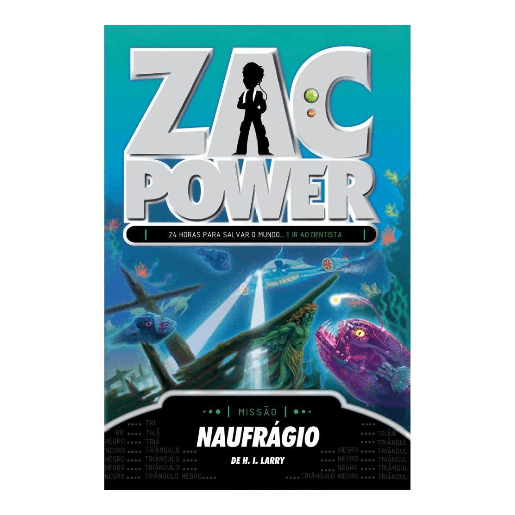Zac Power - Naufrágio - Editora Fundamento livro_infantil