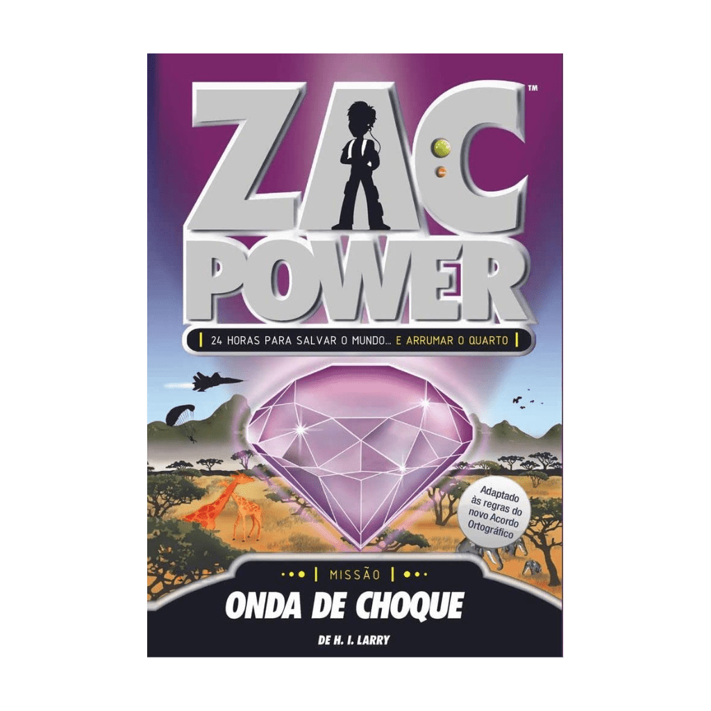 Zac Power - Onda de Choque - Editora Fundamento livro_infantil