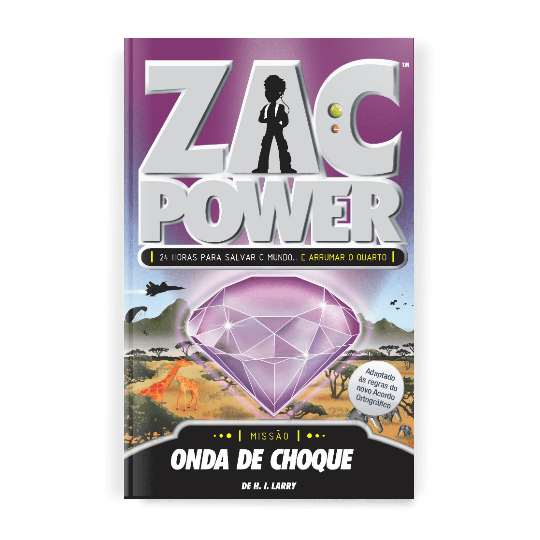 Zac Power - Onda de Choque - Editora Fundamento livro_infantil