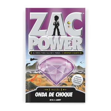 Zac Power - Onda de Choque - Editora Fundamento livro_infantil