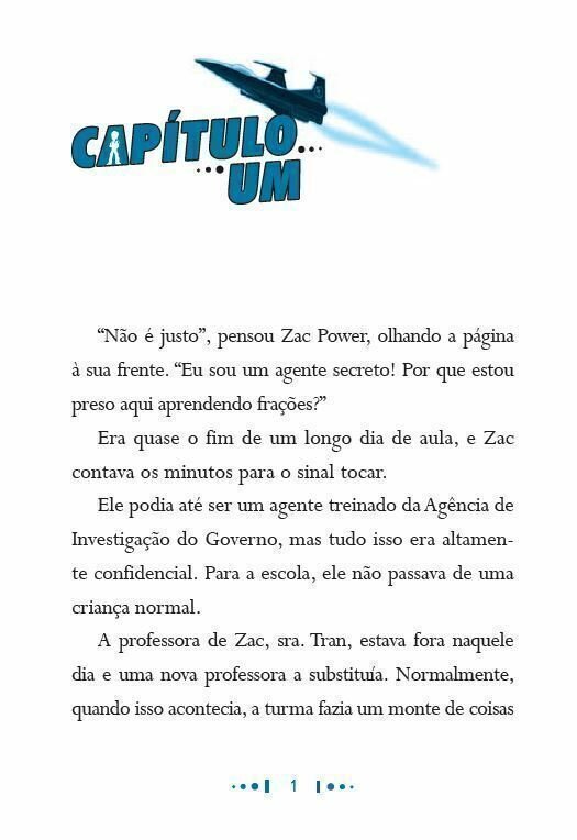 Zac Power - Pânico no Vulcão - Editora Fundamento livro_infantil