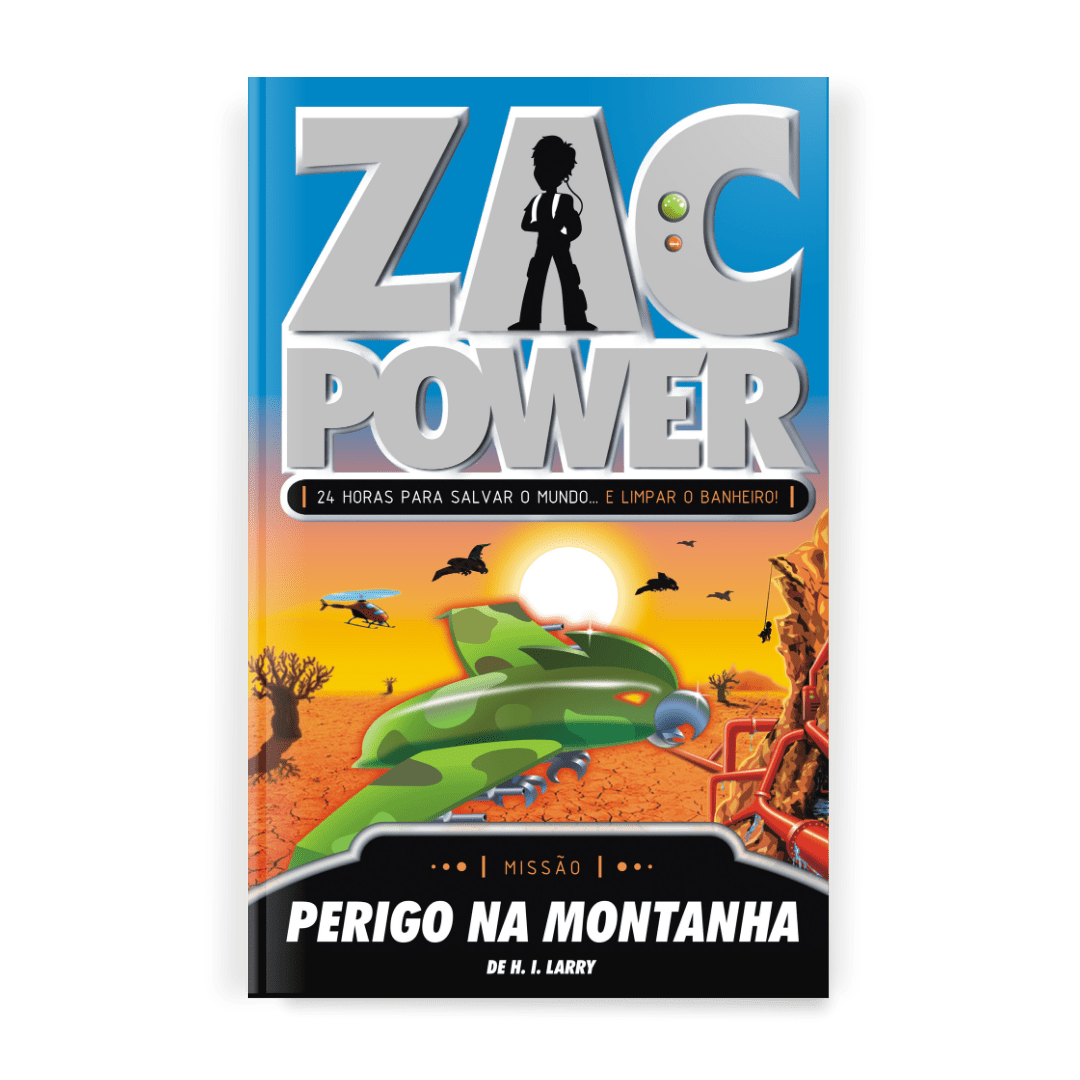 Zac Power - Perigo na Montanha - Editora Fundamento livro_infantil