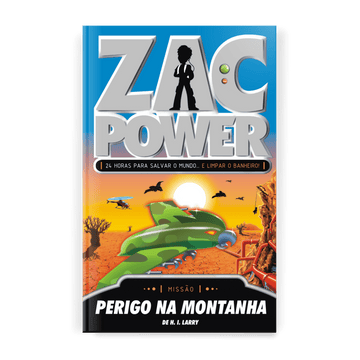 Zac Power - Perigo na Montanha - Editora Fundamento livro_infantil