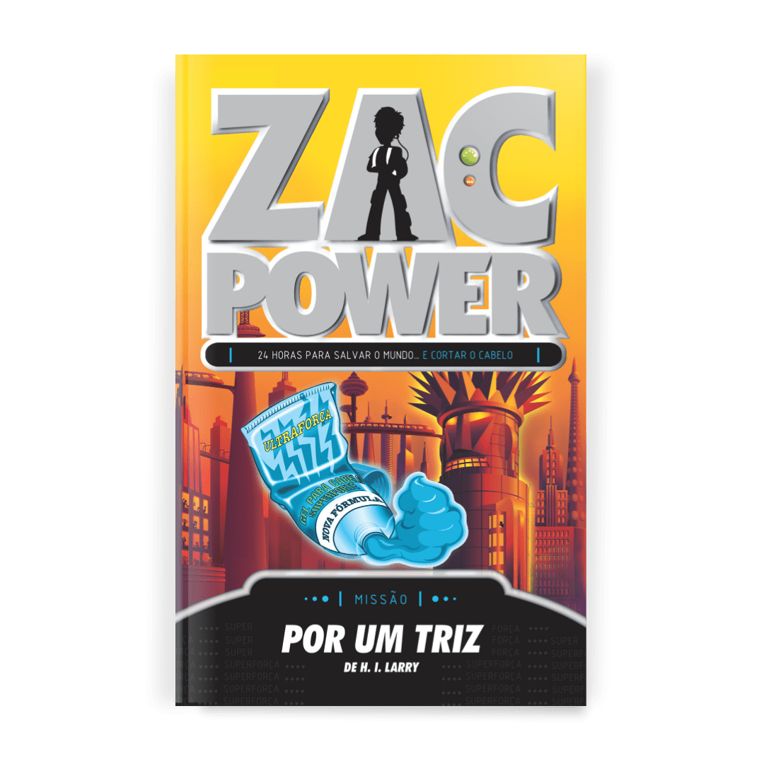 Zac Power - por Um Triz - Editora Fundamento livro_infantil