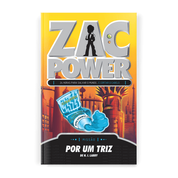 Zac Power - por Um Triz - Editora Fundamento livro_infantil